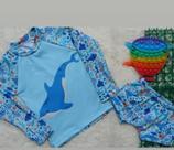 Kit de sunga de praia mais camiseta UV