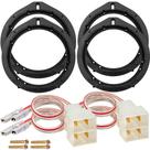 Kit de suporte de adaptador de alto-falante de 6,5 polegadas para Honda Civic/Accord