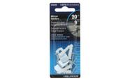 Kit de suporte de espelho Hillman Steel Zinc, pacote com 4, 9 kg