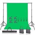 Kit de suporte de fundo de tela verde para estúdio fotográfico EMART Kit de suporte de fundo de tela verde para estúdio fotográfico EMART