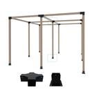 Kit de suporte de pérgola MEWSDEN 4x4, 1 peça de suporte de canto de 5 vias