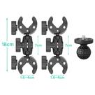 Kit De Suporte Duplo Para Insta360 One X2 X3 GoPro 11 10 9, Clipe Para Motocicleta E Bicicleta Kit De Suporte Duplo Para Insta360 One X2 X3 GoPro 11 10 9, Clipe Para Motocicleta E Bicicleta