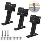 Kit de suportes de elevação de telhado CDFYJHFDQ, 3 unidades para telhado de pérgola Kit de suportes de elevação de telhado CDFYJHFDQ, 3 unidades para telhado de pérgola
