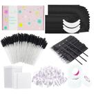 Kit de suprimentos para extensão de cílios LOIKMIUP 554 PCS com almofadas