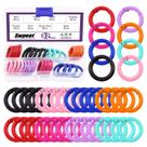 Kit de surtido de aros O redondos con resorte Swpeet 32 piezas de 25 mm