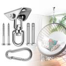 Kit de Suspensión para Hamaca JACNITAD Capacidad 544 kg con Ganchos y Mosquetón