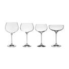 Kit de Taças de Cristal Bohemia Para Gin, Vinho e Champanhe Megan 24 Peças