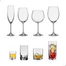 Kit de Taças e Copos de Cristal Bohemia 48 Peças