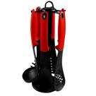 Kit De Talheres Nylon Vênus 7 Peças Com Suporte - Boni