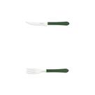 Kit de Talheres para Restaurante - Garfos e Facas - 60 peças de cada - Lâmina com dentes e serra