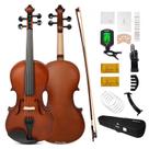 Kit de tamanho completo para violino PHOENIX 4/4 para iniciantes com acessórios
