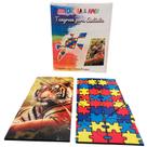 Kit de Tangram Duplo para Autistas Divertido em MDF Kit de Tangram Duplo para Autistas Divertido em MDF