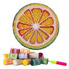 Kit de Tapete de Ponto Cruz YP 51x51 cm Faça Você Mesmo