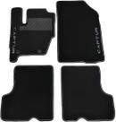 Kit de Tapete Tecido para Renault Captur 2018 até 2024
