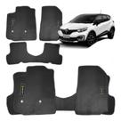 Kit de tapetes 3 peças específico Captur 2017 18 19 20 2021 PVC Kit de tapetes 3 peças específico Captur 2017 18 19 20 2021 PVC