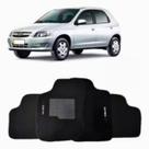 Kit de tapetes 3 peças específico Celta 2000 01 02 03 ... 11 12 2013 Carpete Preto