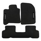 Kit de tapetes 3 peças específico Duster 2014 2015 Carpete Res-Preto