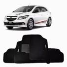 Kit de tapetes 3 peças específico Onix 2012 13 14 ... 17 18 2019 Carpete Preto