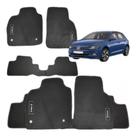 Kit de tapetes 3 peças específico Polo 2017 18 19 20 21 2022 PVC