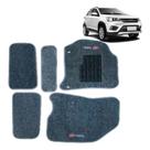Kit de tapetes 5 peças específico Tiggo 2 2018 19 20 21 2022 Carpete Grafite