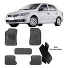 Kit de tapetes 5 peças específico Voyage G6 2015 16 17 2018 Carpete Grafite