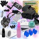 Kit De Tatuagem Tattoo Maquina Rotativa Completo
