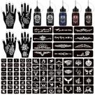 Kit de Tatuagem Temporária Moricher 5 Cores de Tinta 96 Moldes Kit de Tatuagem Temporária Moricher 5 Cores de Tinta 96 Moldes
