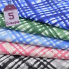 Kit de Tecido Floratta Xadrez (30x70) 5 Estampas Kit de Tecido Floratta Xadrez (30x70) 5 Estampas