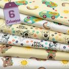 Kit de Tecido Scooby Doo (30x70) 6 Estampas