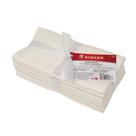 Kit de Tecidos SINGER 5 Peças 100% Algodão Branco 46 x 53 cm