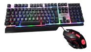 Kit de teclado e mouse gamer Durawell DW-550 Kit de teclado e mouse gamer Durawell DW-550
