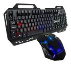 Kit de teclado e mouse Gamer Knup KP-2054 Português Brasil - PRETO
