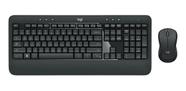 Kit de teclado e mouse sem fio Logitech MK540 Português Brasil de cor preto
