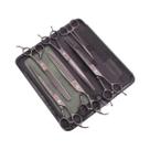 Kit De Tesouras Para Cães Em Aço Inoxidável Purple Dragon 440C Com 8 Tesouras Retas, Curvas E De