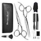Kit de tesouras para cortar cabelo SEIMEIKEN 10PCS Professional 15cm