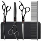 Kit de tesouras para cuidar de cães GLADOG Professional 5 em 1 com estojo