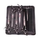 Kit de Tesouras para Tosa de Animais Dragão Roxo - 7 Polegadas - Tesoura Curva