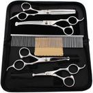 Kit de Tesouras para Tosa de Cães iSeaFly 6 em 1 em Aço Inoxidável
