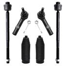 Kit de Tie Rods Detroit Axle - 6 Peças para Chevrolet e GMC Silverado