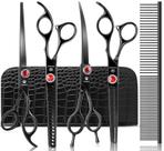 Kit de Tijeras para Grooming de Perros GLADOG 7" Titanio 6 en 1