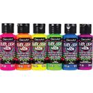 Kit de Tinta Acrílica Neon Black Light DecoArt 6 x 59 ml Kit de Tinta Acrílica Neon Black Light DecoArt 6 x 59 ml