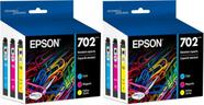 Kit de Tinta Epson 702 DURABrite Colorido Padrão