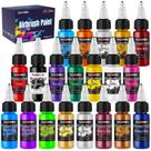 Kit de Tinta para Aerógrafo FansArriche 20 Cores 20ml à Base de Água