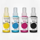 Kit de tinta para L365 L375 L455 395 380 compativel com T664 Epson