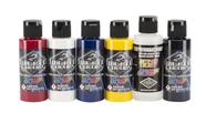 Kit de Tintas para Aerógrafo Wicked Colors W110-00 60 ml à Base de Água