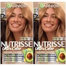 Kit de tintura de cabelo Garnier Nutrisse Ultra Color LC2 Hi-Lift Blonde