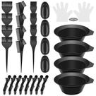 Kit de tintura de cabelo IRCHLYN Conjunto de escova e tigela de tintura de cabelo (78 peças) Kit de tintura de cabelo IRCHLYN Conjunto de escova e tigela de tintura de cabelo (78 peças)