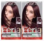 Kit de tintura de cabelo L'Oreal Paris Feria Chocolate Cherry x2