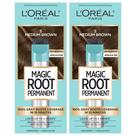 Kit de Tintura de Cabelo L'Oréal Paris Magic Root Permanent - Castanho Médio 5