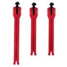 Kit de tiras bota leatt 3.5 vermelho motocross presilha